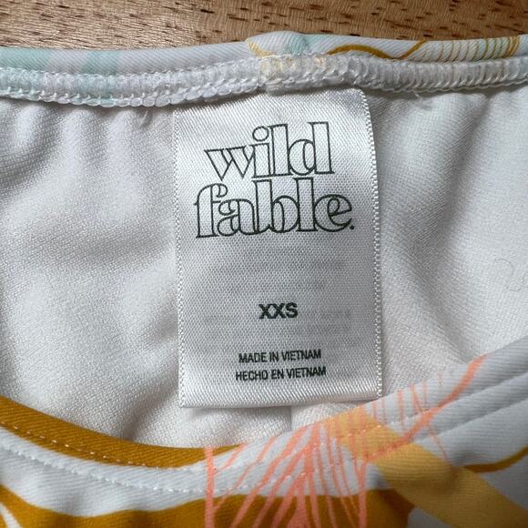 Wild Fable Women's Tropical Print Cheeky Bikini Bottom - Size XXS - NWT - Picture 2 of 6